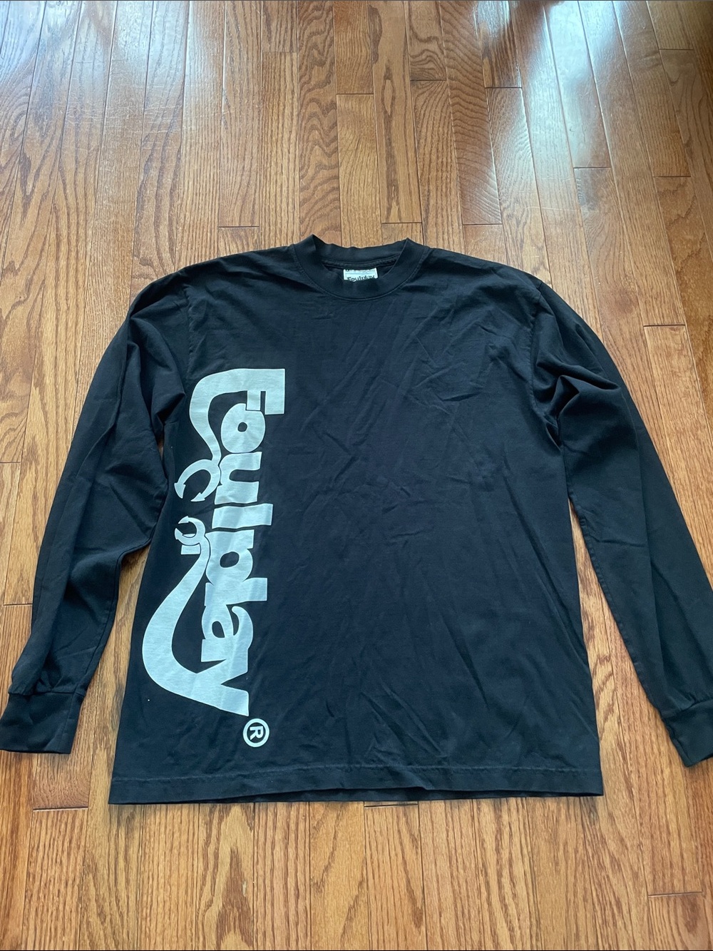 Foulplay Black Logo Long Sleeve T-shirt Men’s Sz Medium